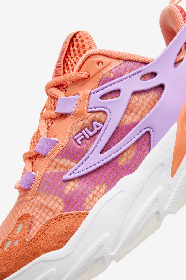 Women\'s Ray Tracer Evo Orange/Cayenne/White Fila UK