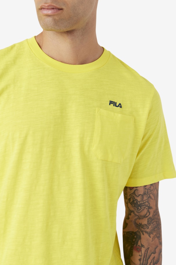Fila UK Yellow/Navy Dilki Crew