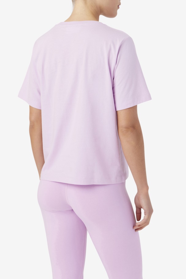 Orchid/Blue/White Thea Tee Fila UK