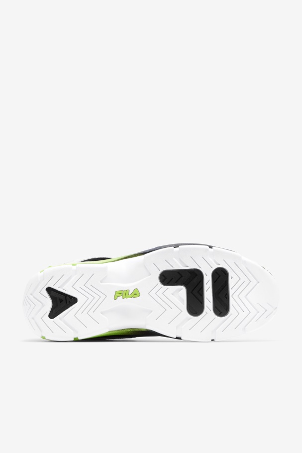Men\'s Grant Hill 2 Fila UK White/Black/Acid Lime