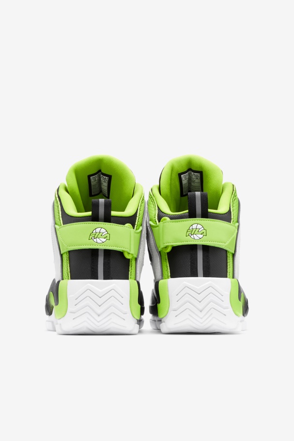Men\'s Grant Hill 2 Fila UK White/Black/Acid Lime
