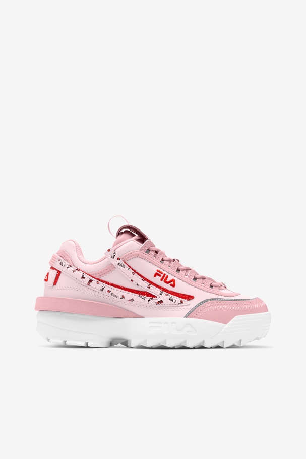 Fila UK Coral Blush/Pink/White Women's Disruptor 2 Exp