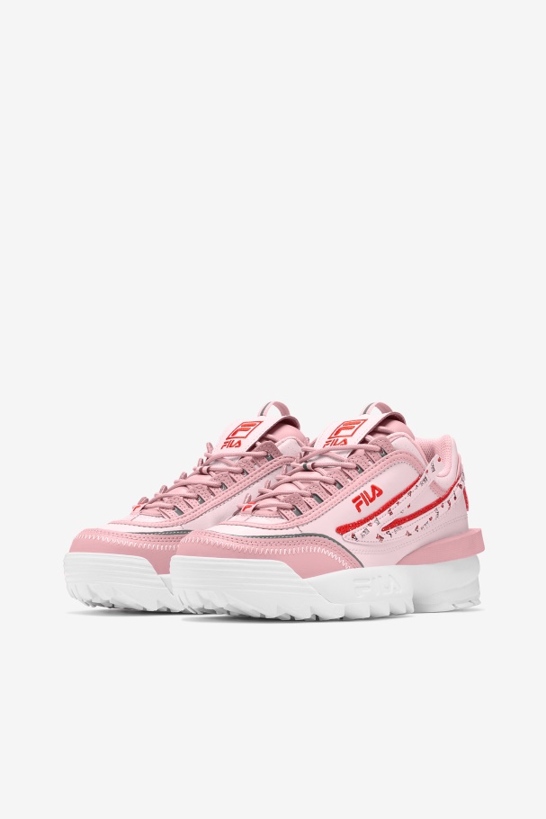Fila UK Coral Blush/Pink/White Women\'s Disruptor 2 Exp