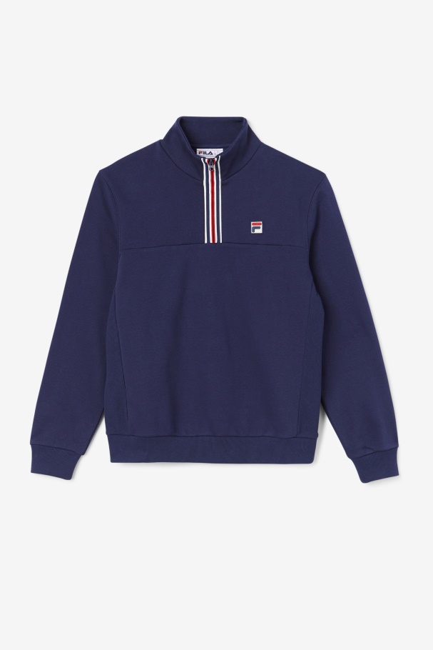 Weston Half Zip Navy Fila UK