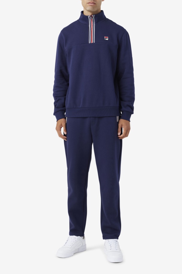 Weston Half Zip Navy Fila UK