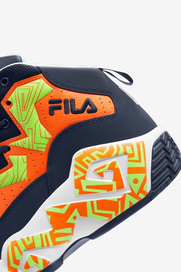Fila UK Blue/Red Orange/White Men\'s MB