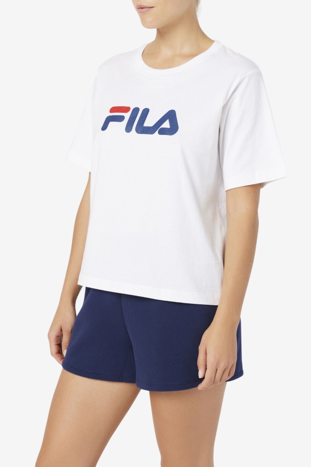 White Thea Tee Fila UK