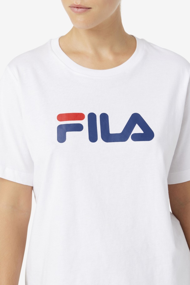 White Thea Tee Fila UK