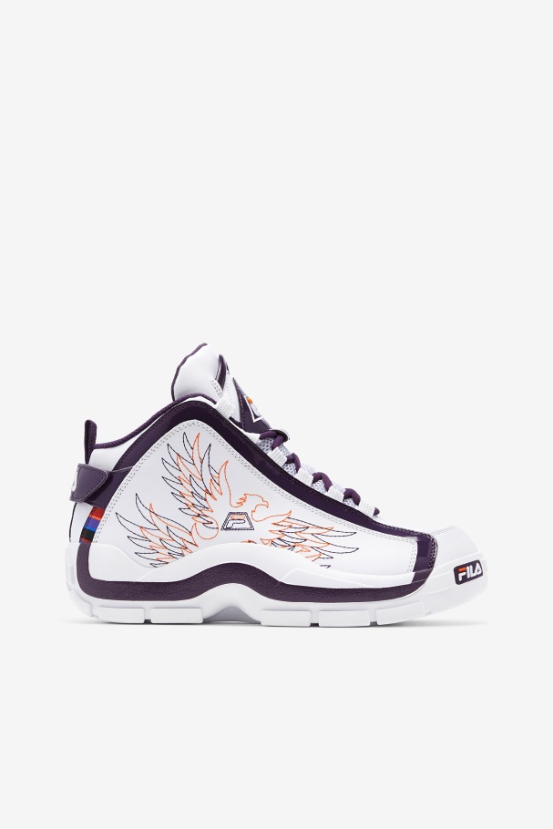 White/Purple Pennant/Orange Fila UK Women's Grant Hill 2 History