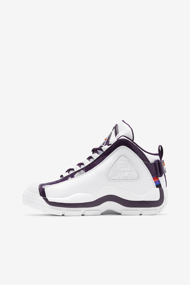 White/Purple Pennant/Orange Fila UK Women\'s Grant Hill 2 History