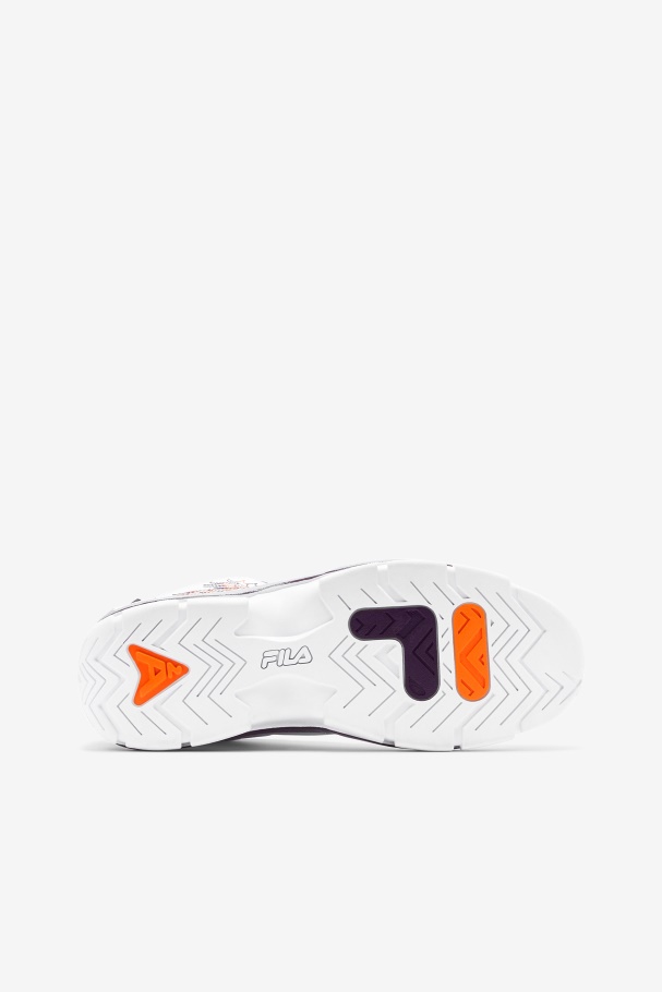 White/Purple Pennant/Orange Fila UK Women\'s Grant Hill 2 History