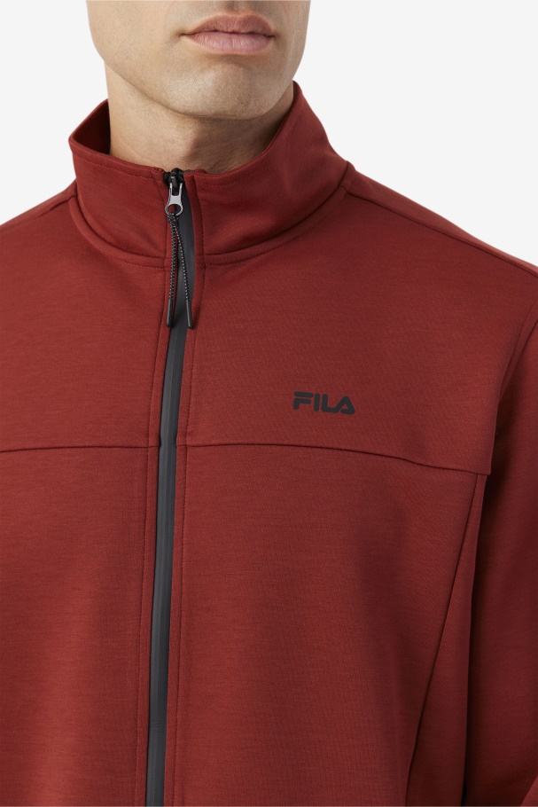 Gonal Zip Jacket Russet Brown/Black Fila UK