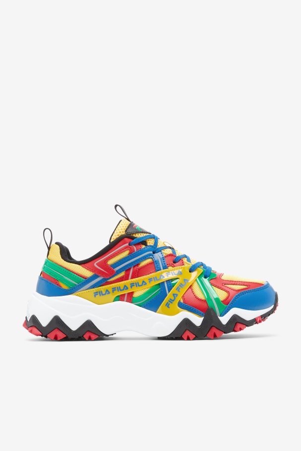Fila UK Lemon/Red/Imperial Blue Men's Electromont