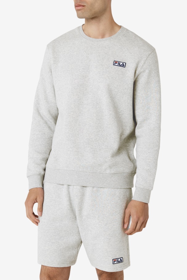 Fila UK Garran Crew Grey Heather/White