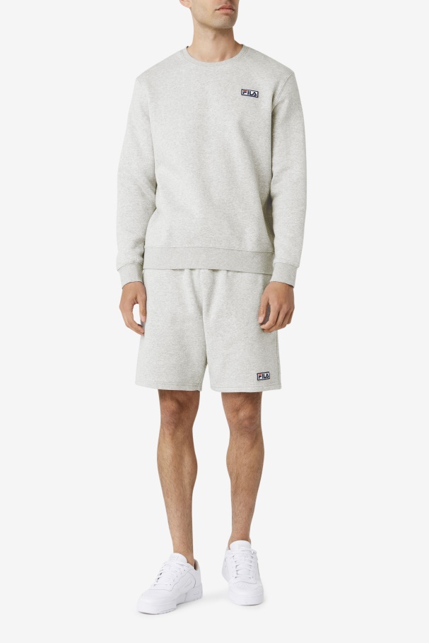 Fila UK Garran Crew Grey Heather/White