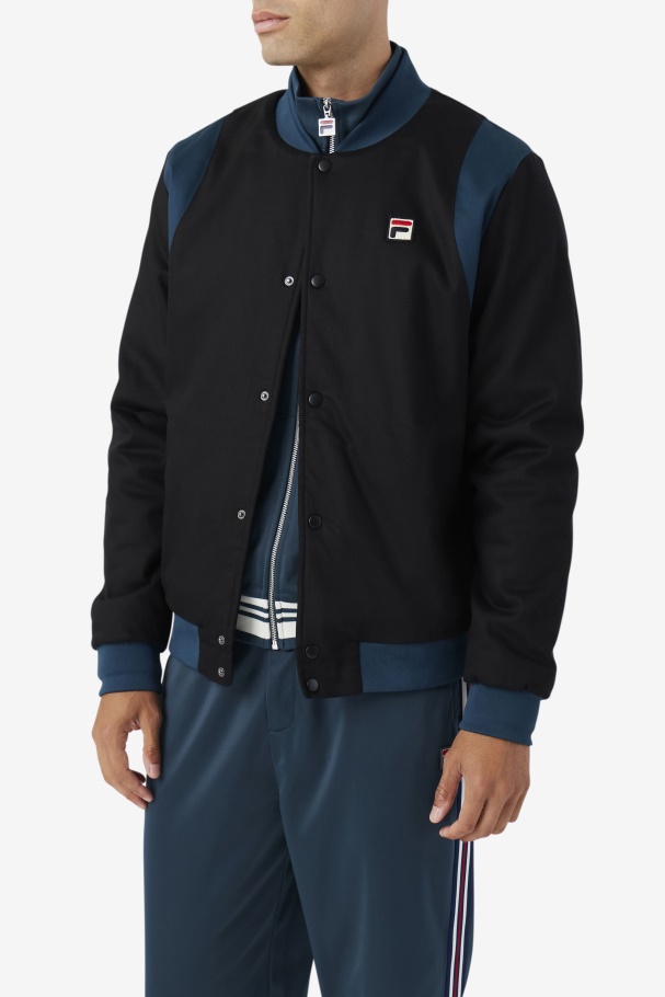 Black/Teal Cree Bomber Fila UK