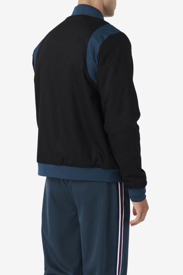 Black/Teal Cree Bomber Fila UK