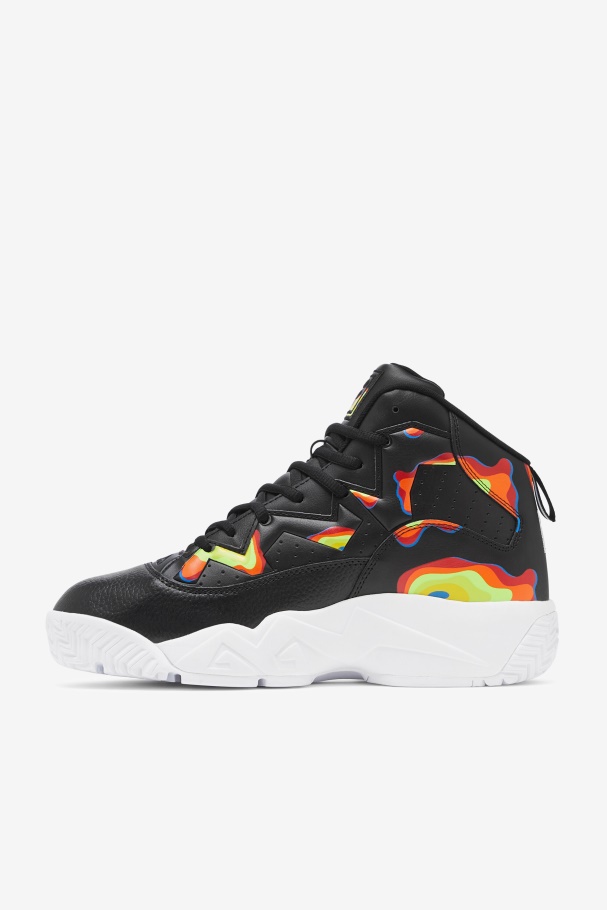 Fila UK Black/Red Orange/Red Men\'s MB