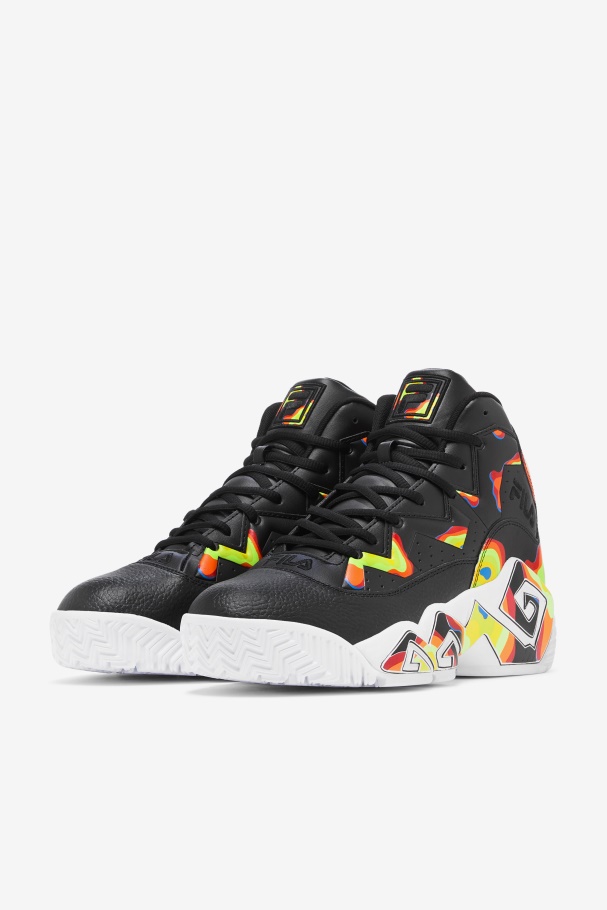 Fila UK Black/Red Orange/Red Men\'s MB