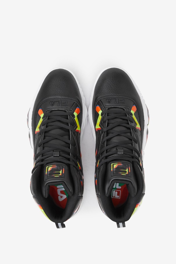 Fila UK Black/Red Orange/Red Men\'s MB