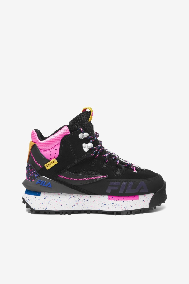 Black/White/Blue Women's Renno Multi Trekking Fila UK