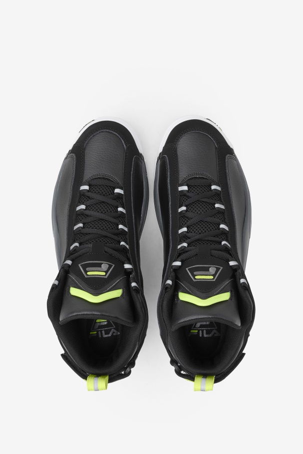 Fila UK Black/Sunny Lime/Castlerock Men\'s Grant Hill 2