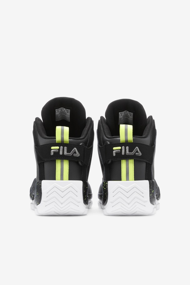 Fila UK Black/Sunny Lime/Castlerock Men\'s Grant Hill 2