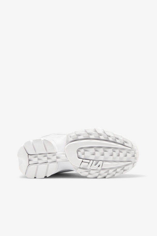Triple White Fila UK woMen\'s Disruptor 2 Premium