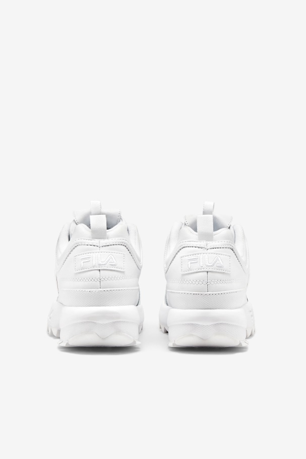 Triple White Fila UK woMen\'s Disruptor 2 Premium