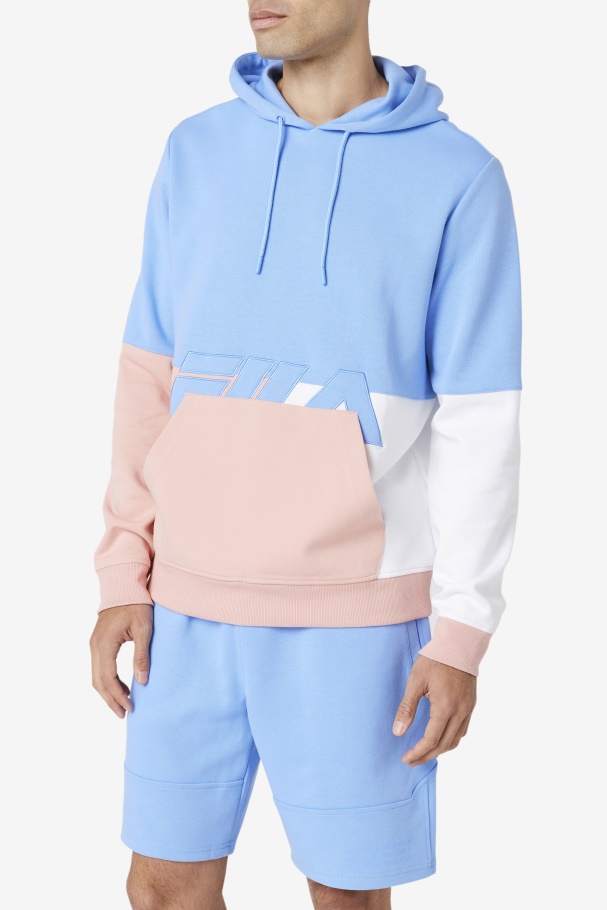 Fila UK Blue/Coral Cloud/Stone Madu Hoodie