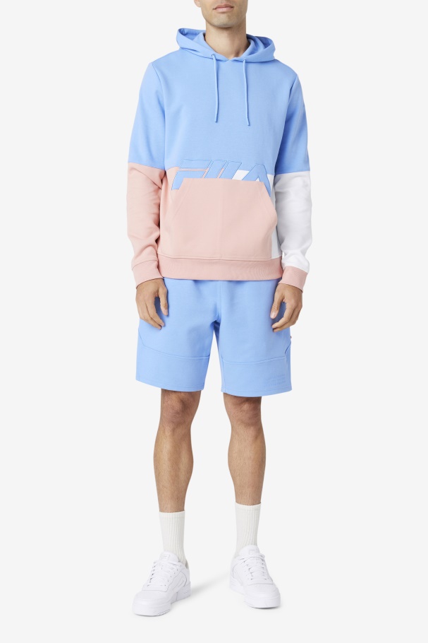Fila UK Blue/Coral Cloud/Stone Madu Hoodie