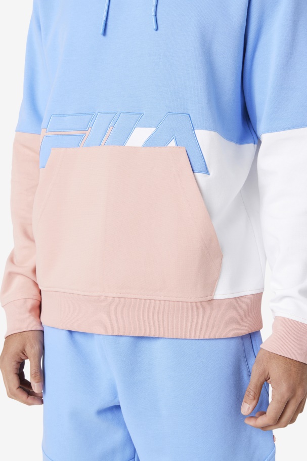 Fila UK Blue/Coral Cloud/Stone Madu Hoodie