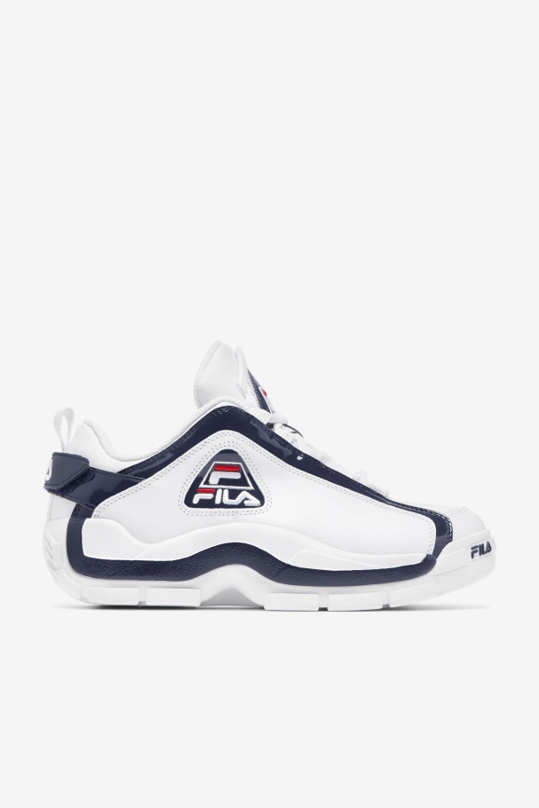 Fila UK White/Navy/Red Grant Hill 2 Low x 2Pac '96 Reissue