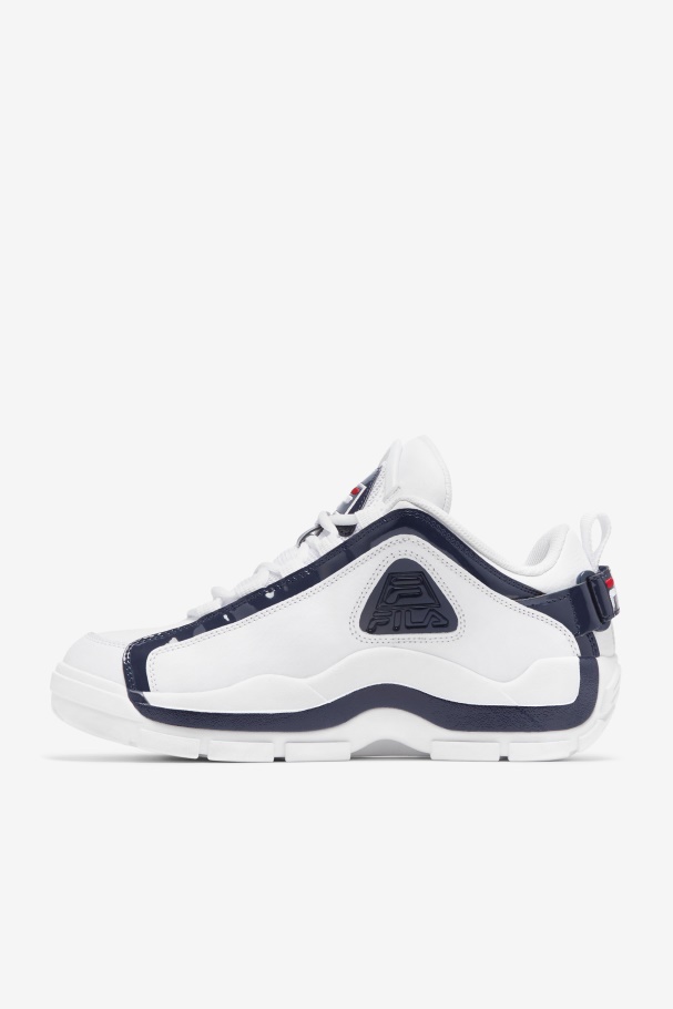 Fila UK White/Navy/Red Grant Hill 2 Low x 2Pac \'96 Reissue