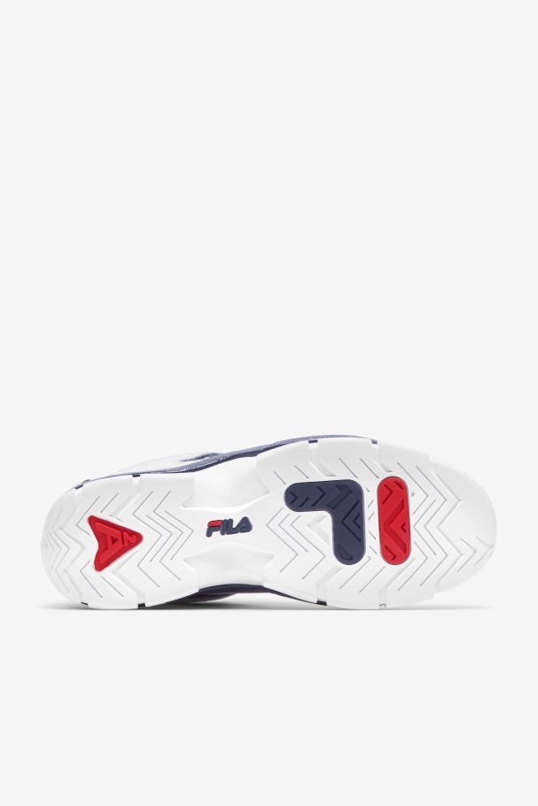 Fila UK White/Navy/Red Grant Hill 2 Low x 2Pac \'96 Reissue