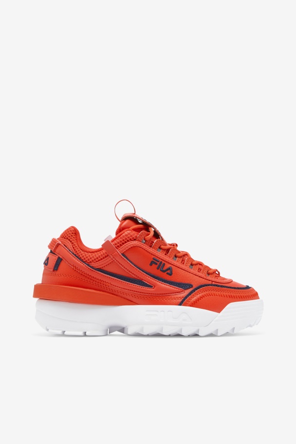 Women\'s Disruptor 2 Exp Fila UK Orange.Com/Navy/White