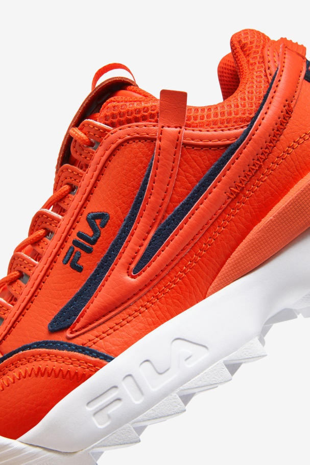Women\'s Disruptor 2 Exp Fila UK Orange.Com/Navy/White
