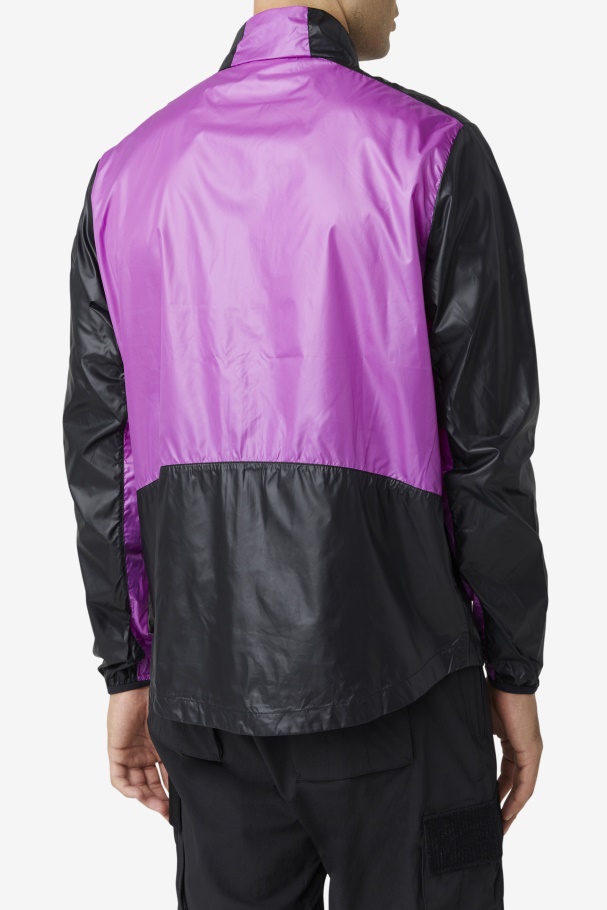 pinnacle jacket Fila UK Purple/Black/Green