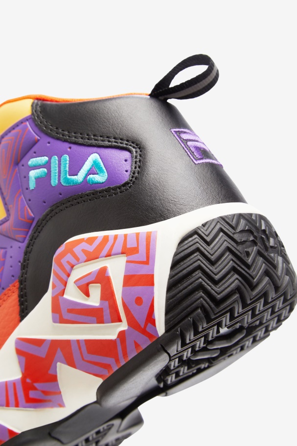 Big Kids\' MB Fila UK Orange/Purple/Red Orange