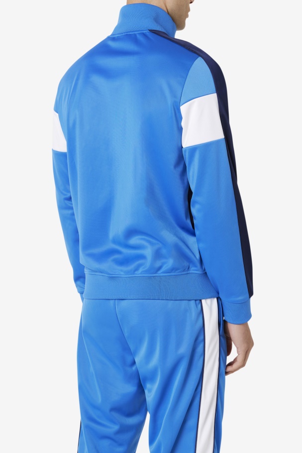 Strong Blue/Navy/White Assembly Track Jacket Fila UK