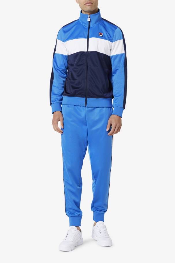 Strong Blue/Navy/White Assembly Track Jacket Fila UK