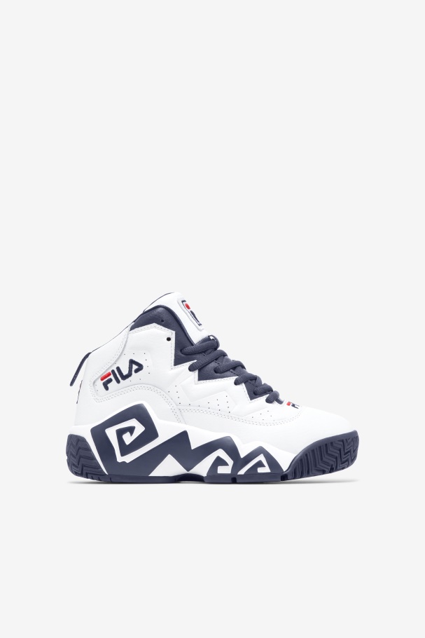 White/Navy/Red Fila UK Little Kids' Mb