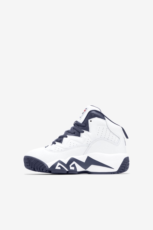 White/Navy/Red Fila UK Little Kids\' Mb