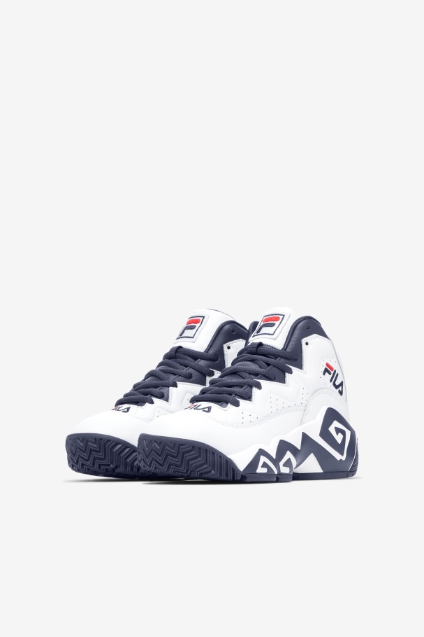 White/Navy/Red Fila UK Little Kids\' Mb