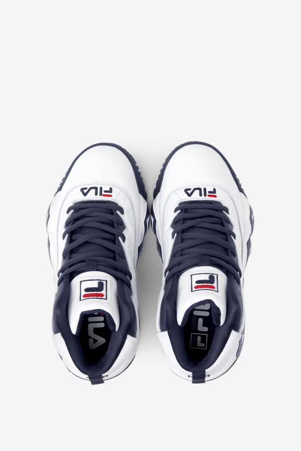 White/Navy/Red Fila UK Little Kids\' Mb