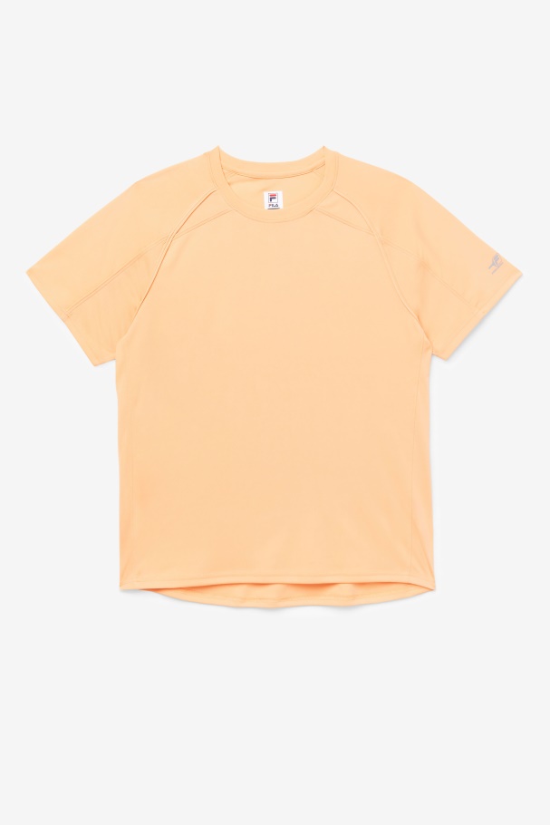 Cantaloupe Fila UK Pickleball Short Sleeve Crew
