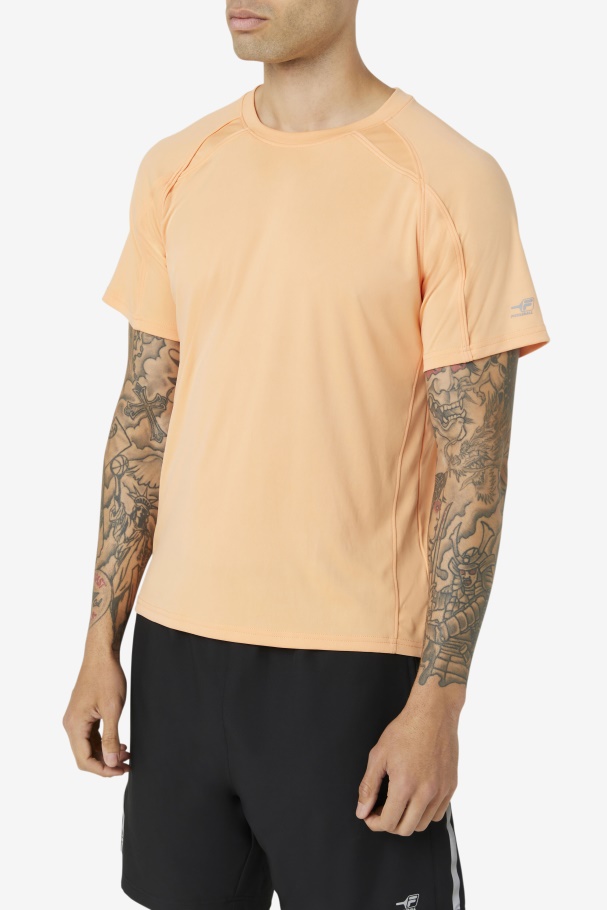 Cantaloupe Fila UK Pickleball Short Sleeve Crew