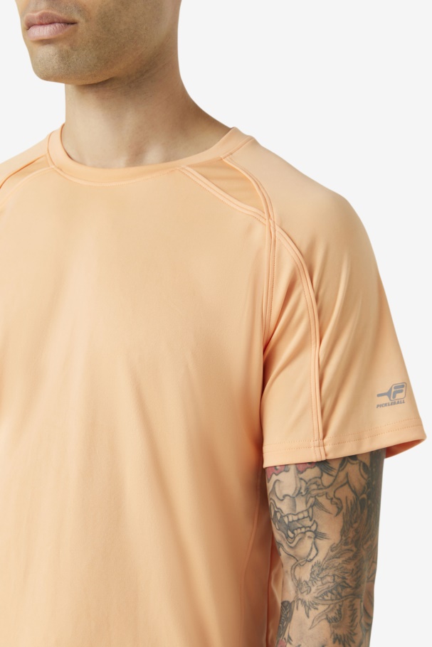 Cantaloupe Fila UK Pickleball Short Sleeve Crew