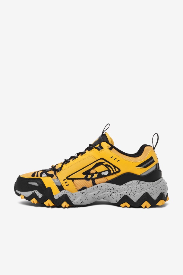 Men\'s Oakmont Tr Fila UK Gold/Black/Highrise