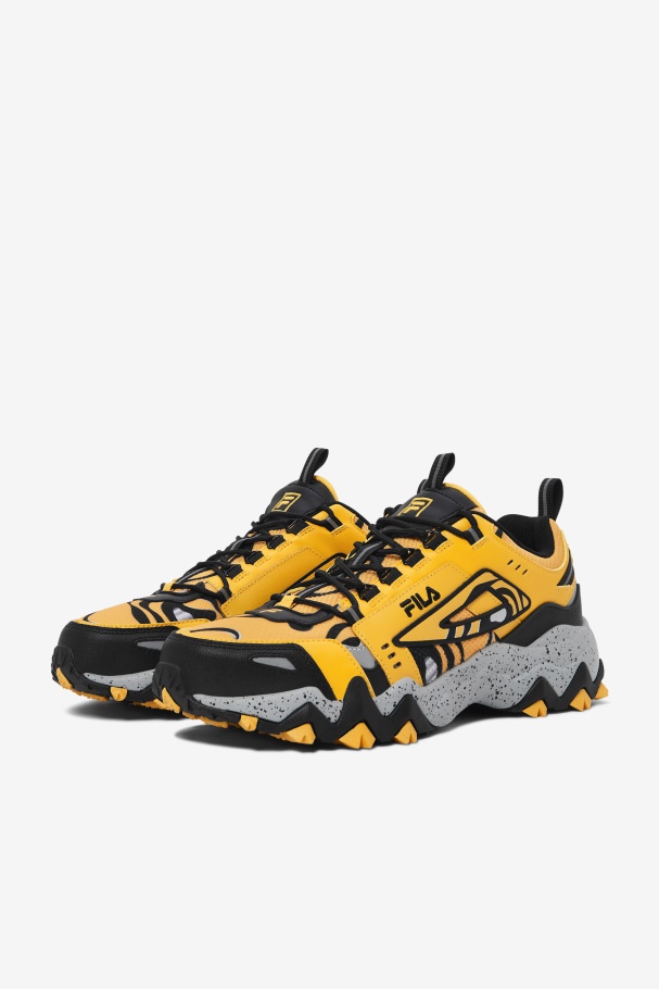 Men\'s Oakmont Tr Fila UK Gold/Black/Highrise